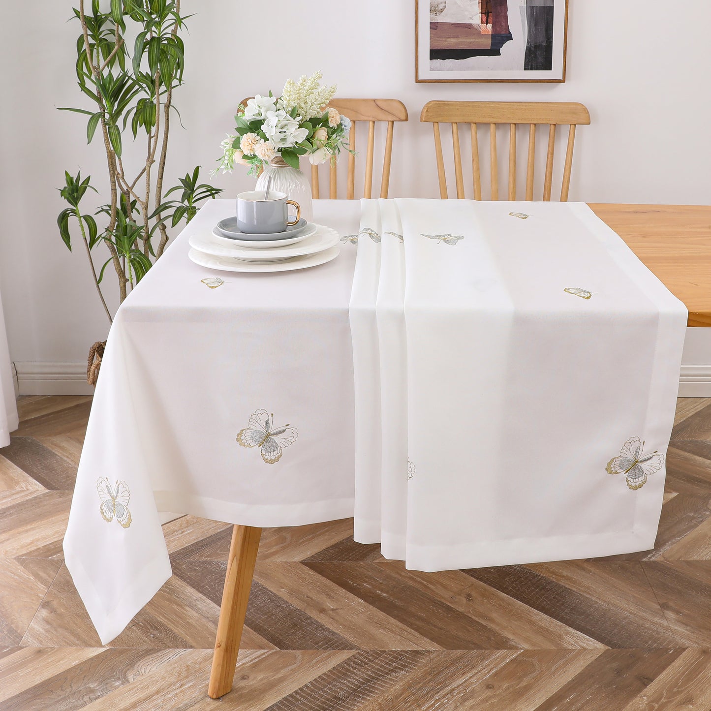Tablecloth Poly Linen-Look #TC1554