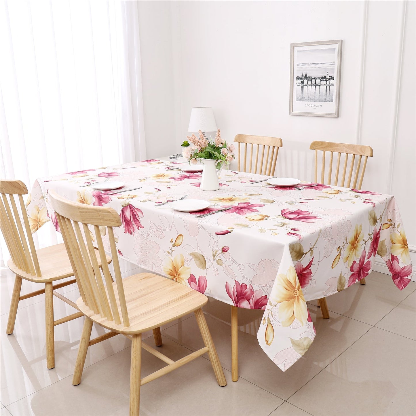 Tablecloth Poly Floral #TC1503